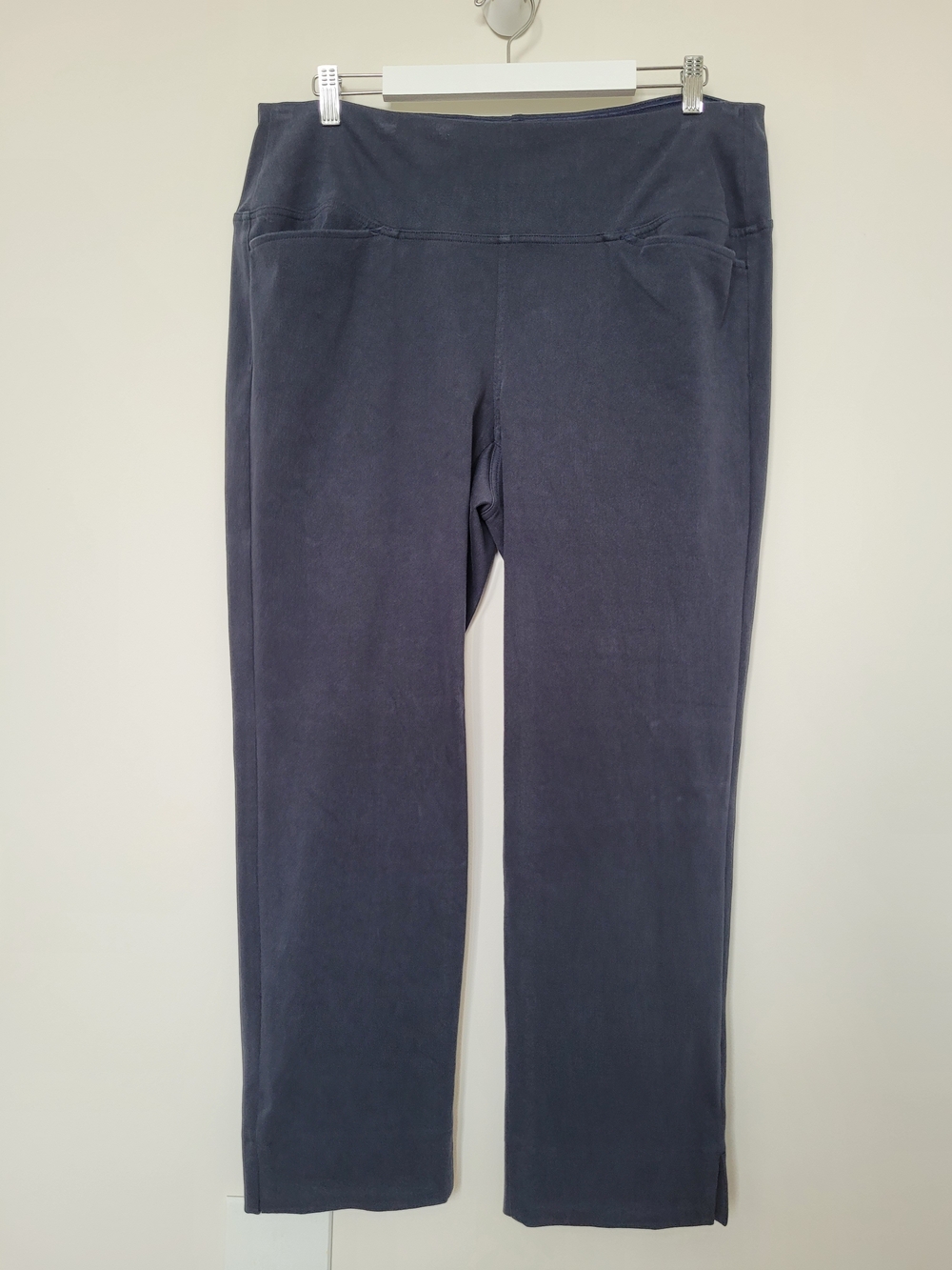 J. Jill Wearever Twill Ponte Straight-Leg Crop Pants Size XL